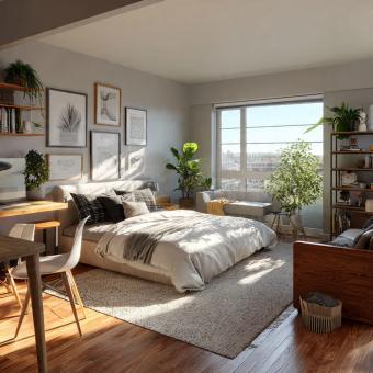 شقة (برطما) مؤثث 2 غرف 70 م² - Photo 0