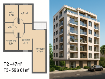Apartment   59 m² - Photo 0